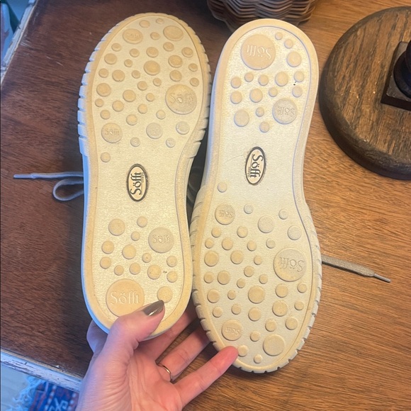 SOFFT Pacey Platform Metallic Gray Women's Sneakers::9M - Picture 5 of 11